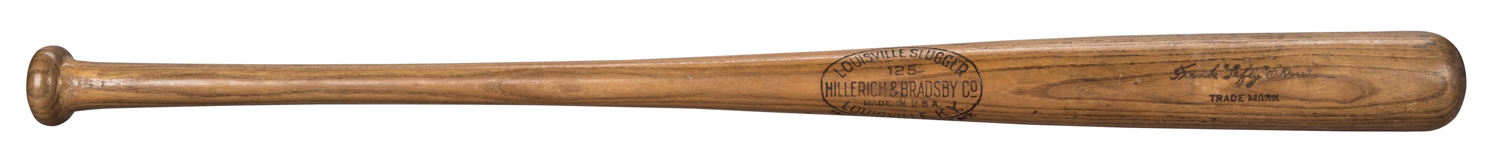 1930 Frank "Lefty" ODoul Game Used Hillerich & Bradsby Pre Model Bat (PSA/DNA GU 8)